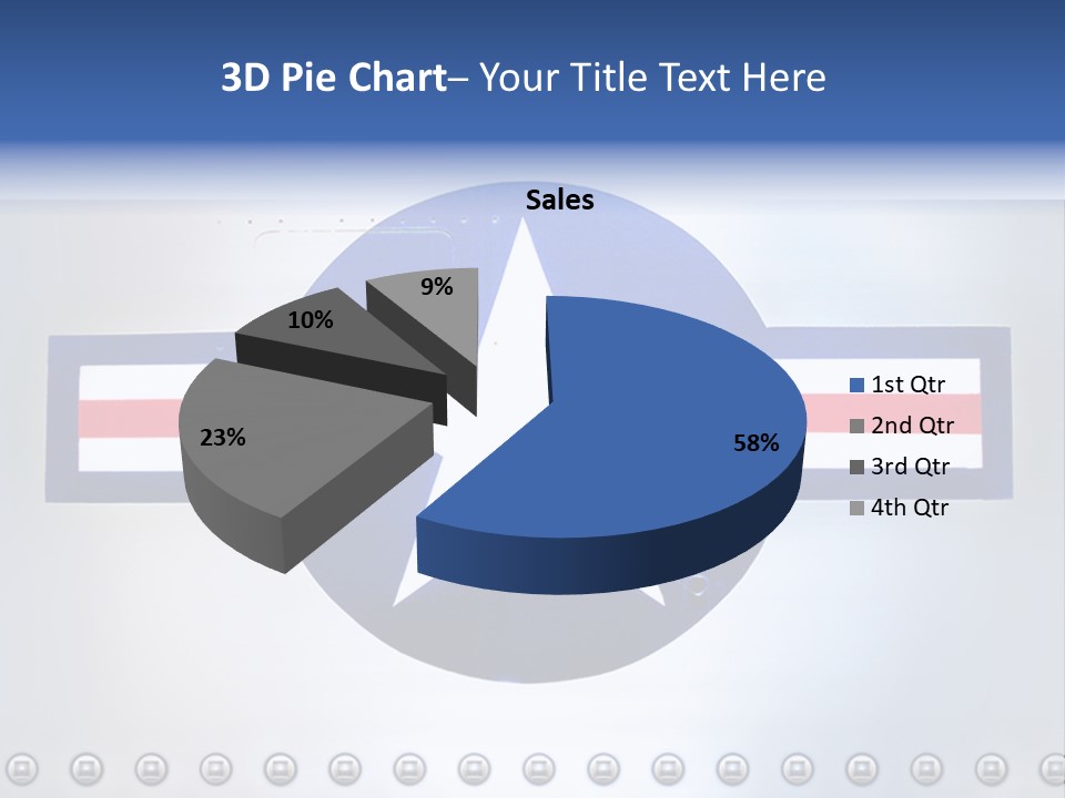 Aircraft Insignia Bomber PowerPoint Template