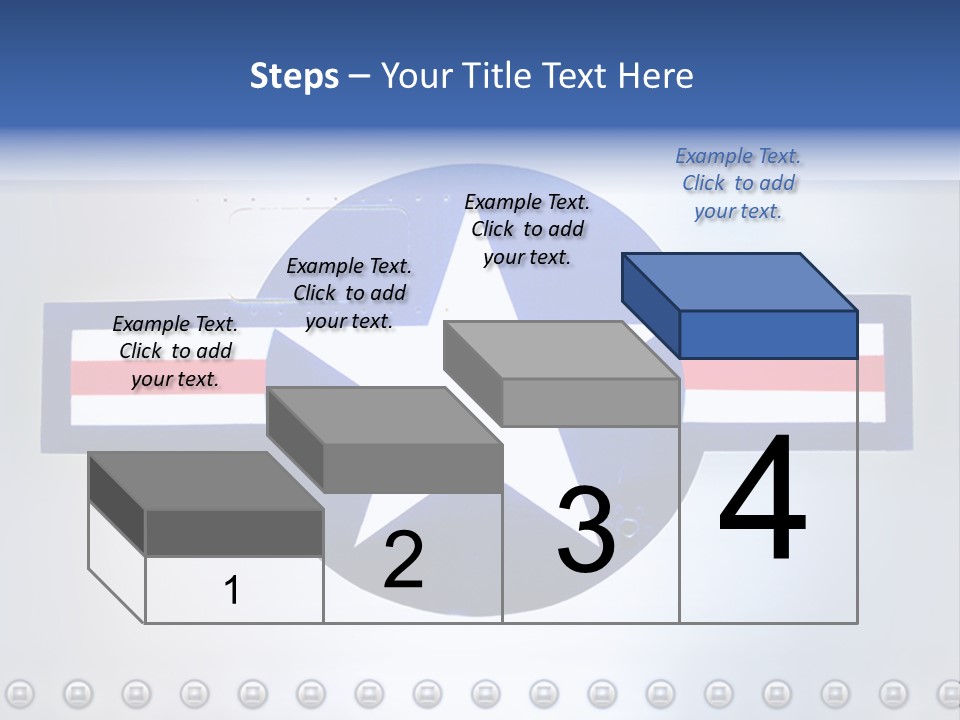 Aircraft Insignia Bomber PowerPoint Template