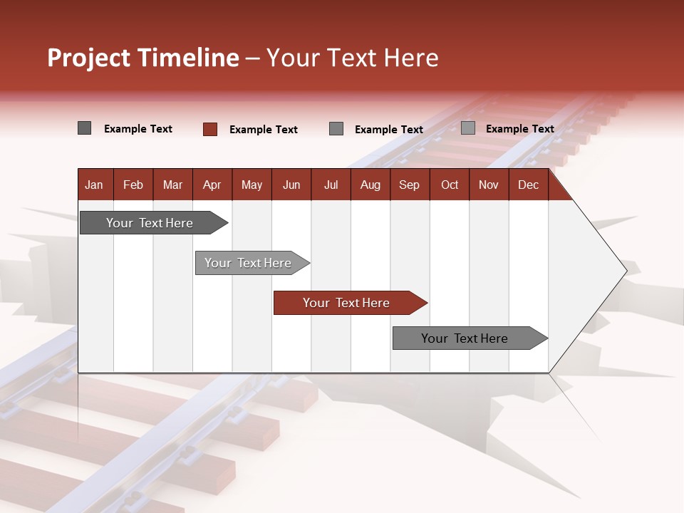 Danger Road Rail PowerPoint Template