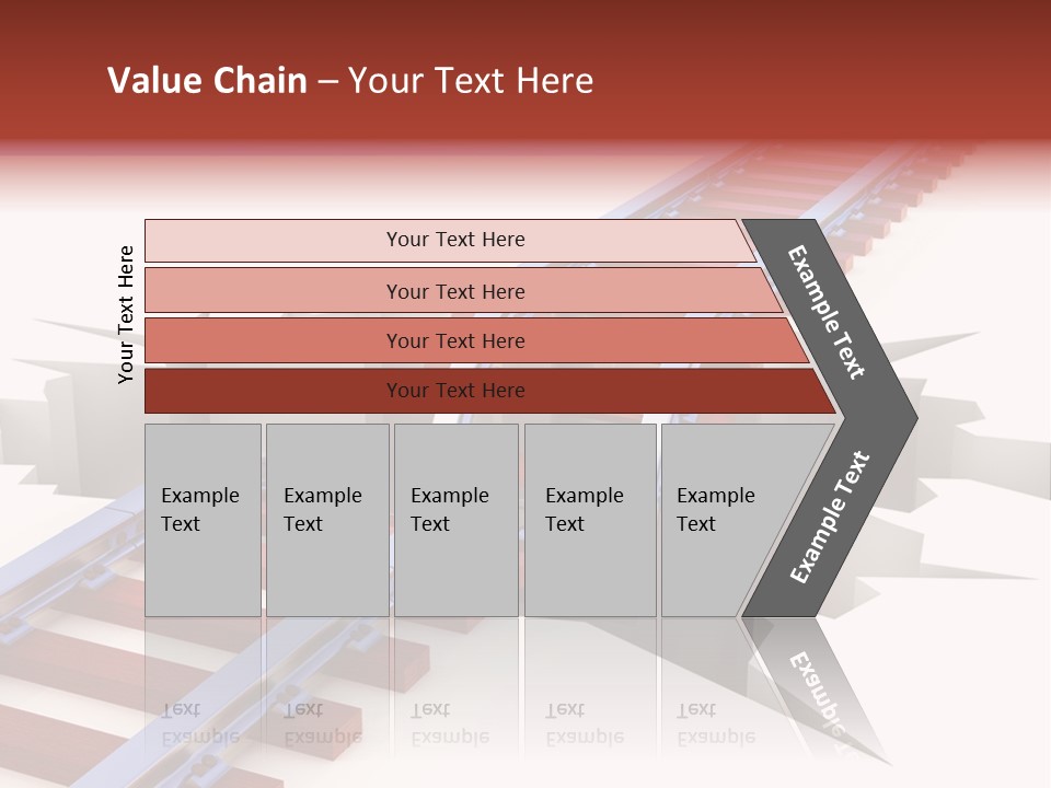 Danger Road Rail PowerPoint Template