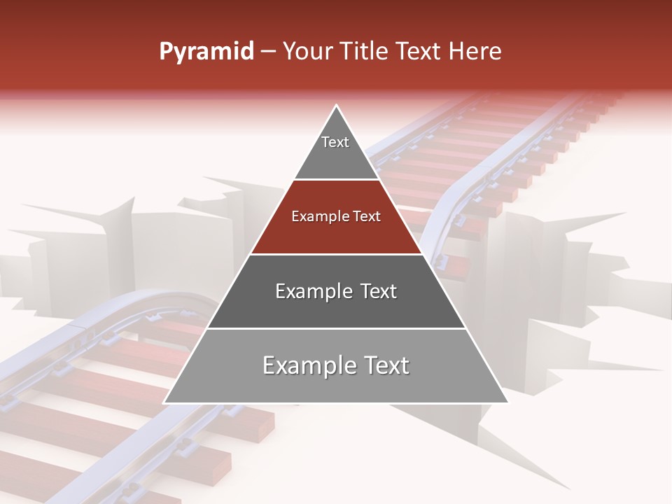 Danger Road Rail PowerPoint Template