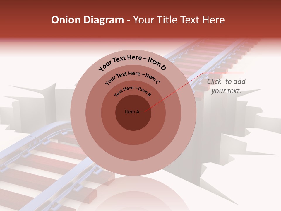 Danger Road Rail PowerPoint Template