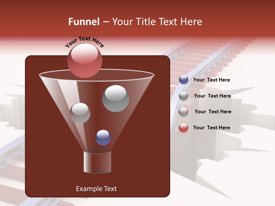 Danger Road Rail PowerPoint Template