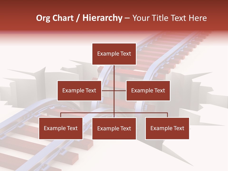 Danger Road Rail PowerPoint Template