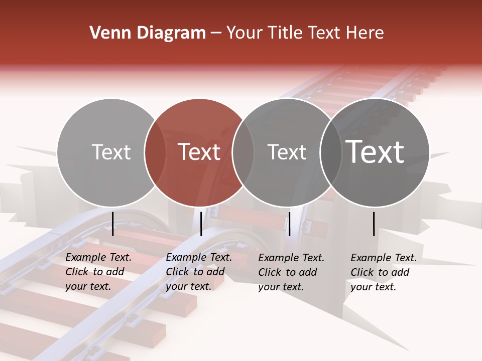 Danger Road Rail PowerPoint Template