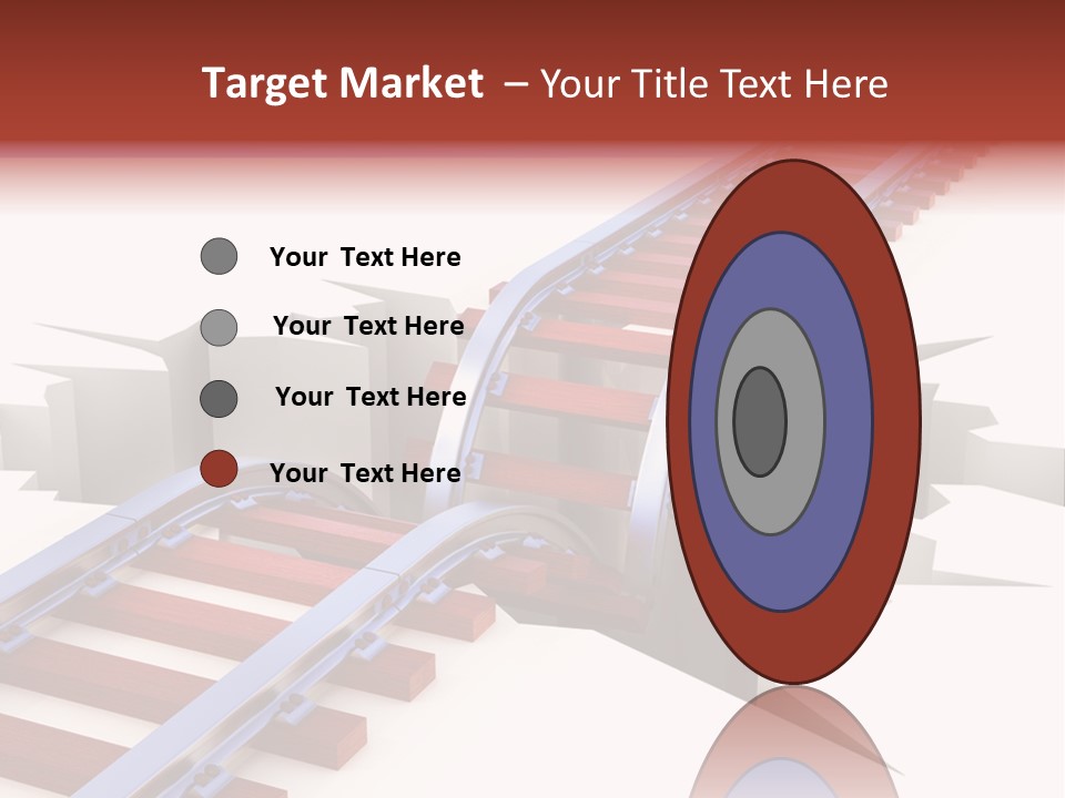 Danger Road Rail PowerPoint Template