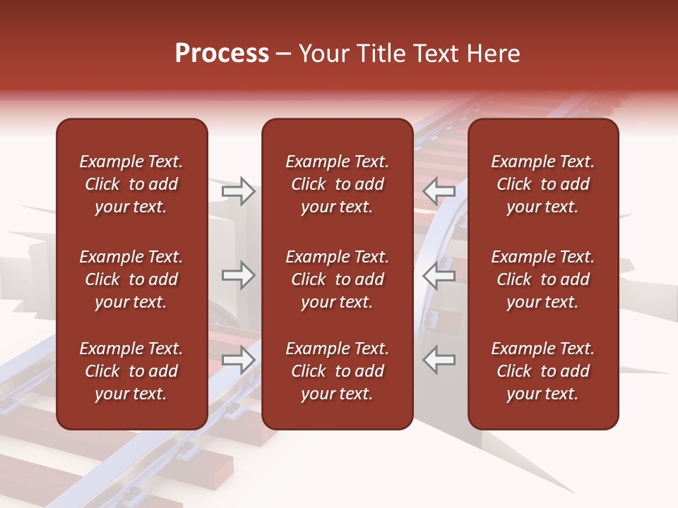 Danger Road Rail PowerPoint Template