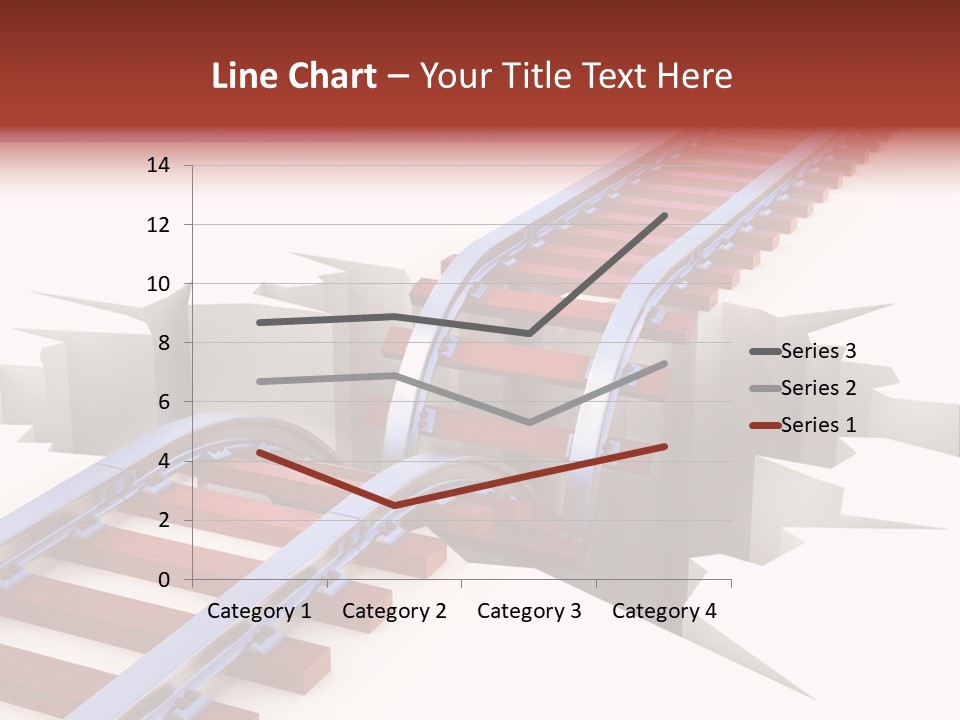 Danger Road Rail PowerPoint Template