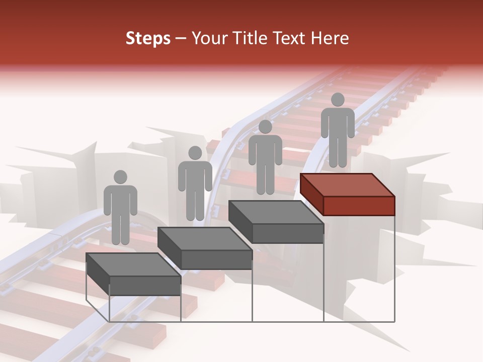 Danger Road Rail PowerPoint Template