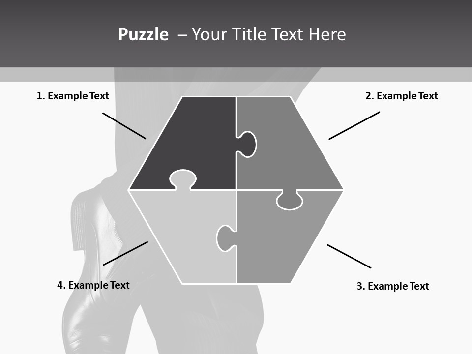 People Footwear Isolated PowerPoint Template