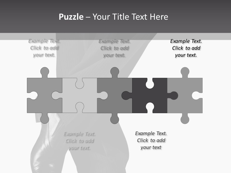 People Footwear Isolated PowerPoint Template