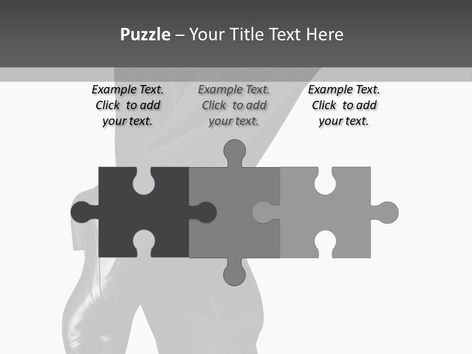 People Footwear Isolated PowerPoint Template