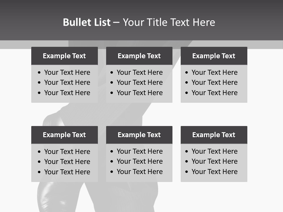 People Footwear Isolated PowerPoint Template