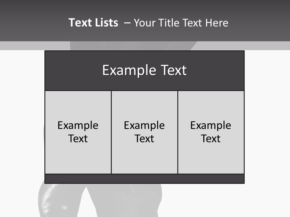 People Footwear Isolated PowerPoint Template