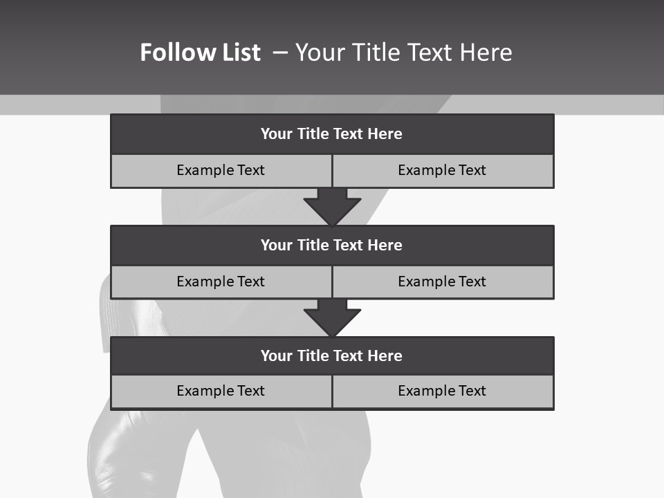 People Footwear Isolated PowerPoint Template