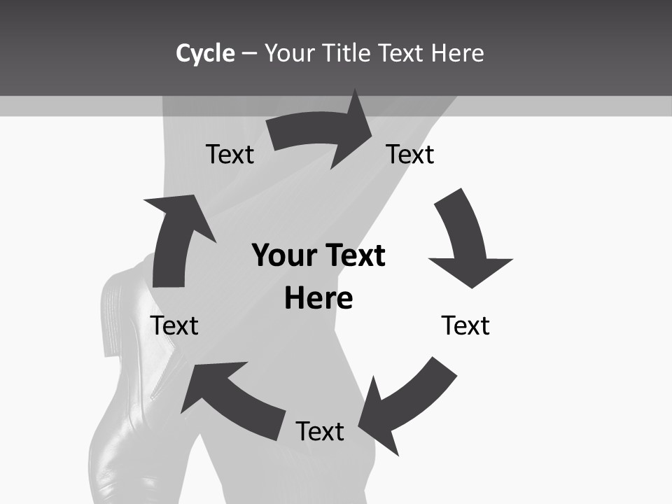 People Footwear Isolated PowerPoint Template