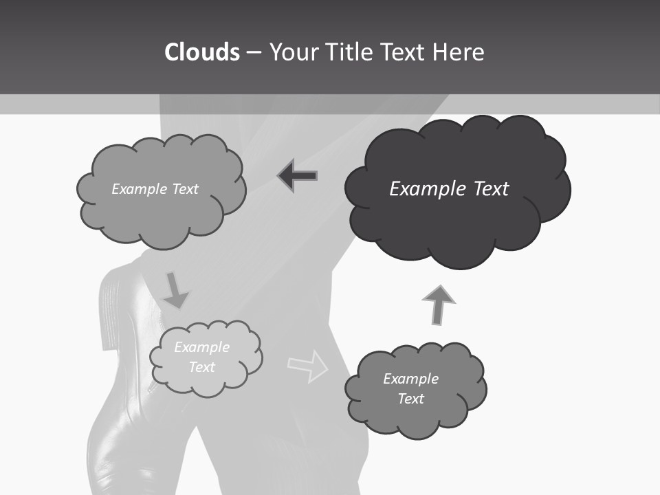 People Footwear Isolated PowerPoint Template
