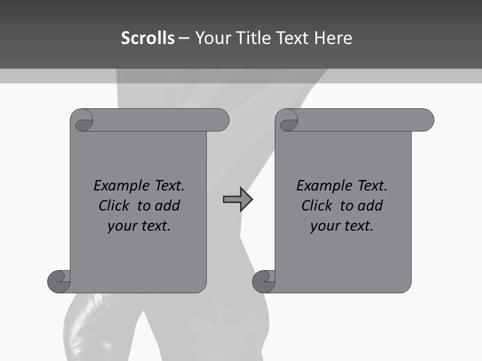 People Footwear Isolated PowerPoint Template