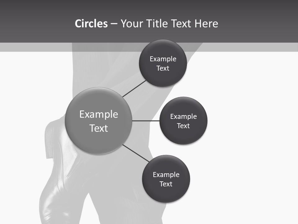 People Footwear Isolated PowerPoint Template