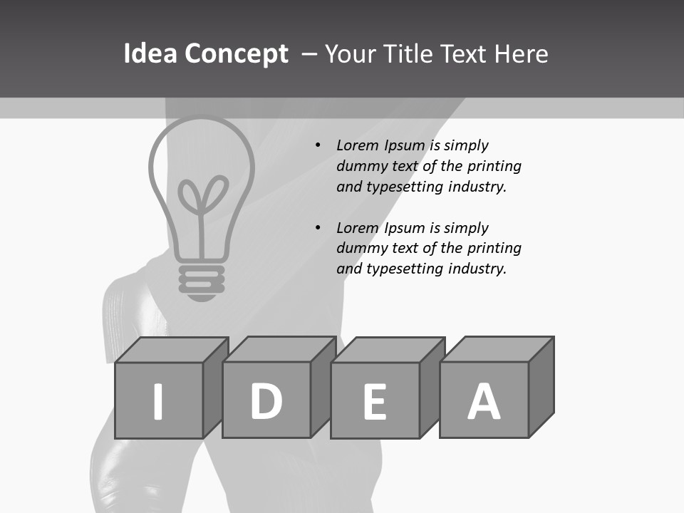 People Footwear Isolated PowerPoint Template