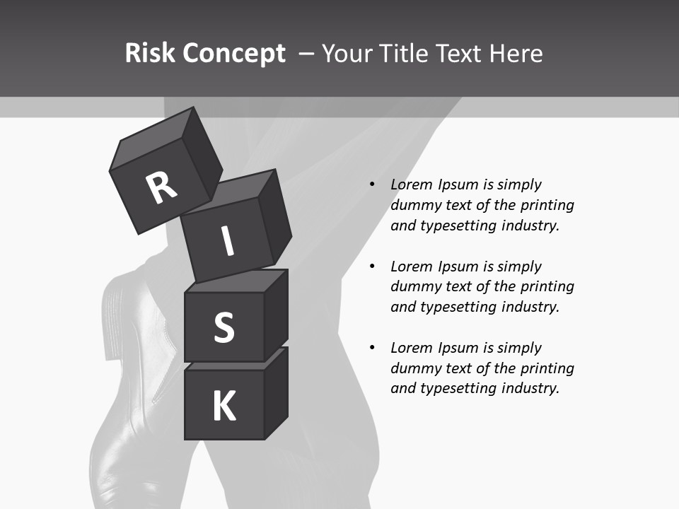 People Footwear Isolated PowerPoint Template