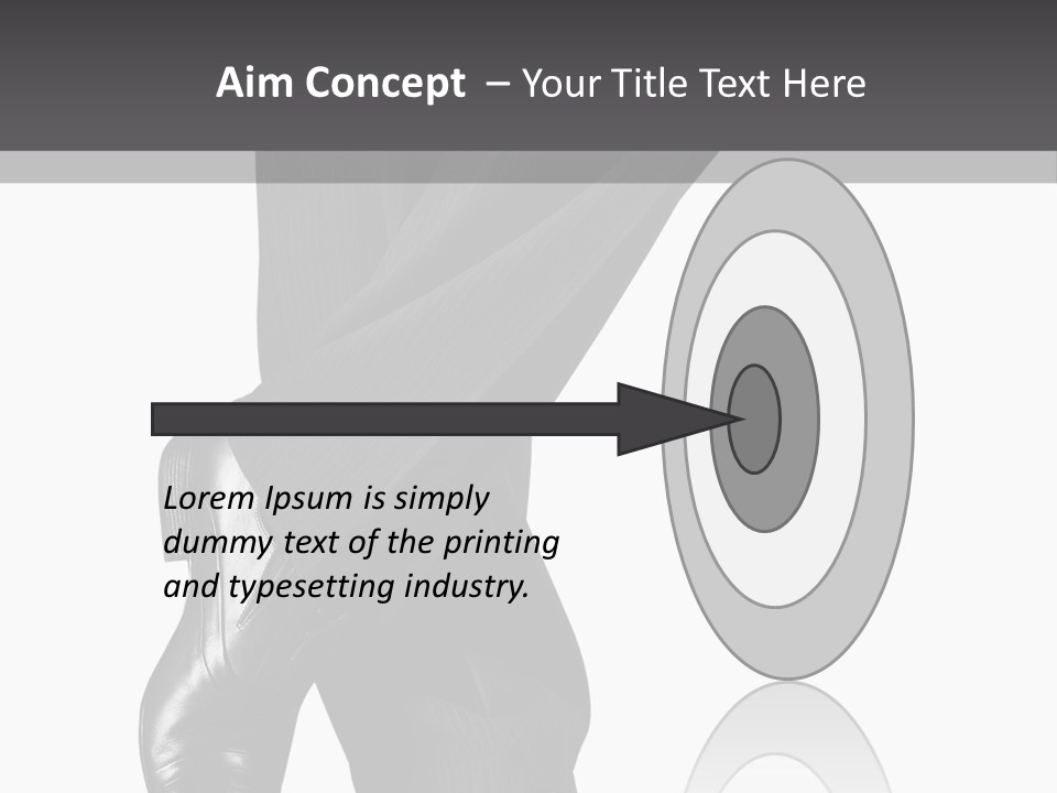 People Footwear Isolated PowerPoint Template