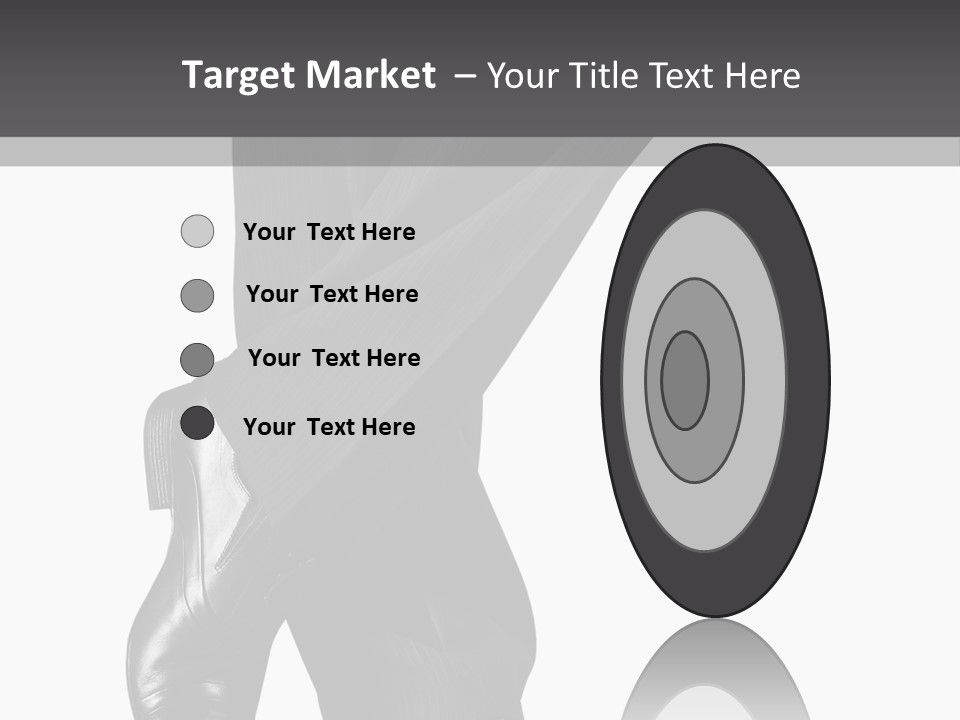 People Footwear Isolated PowerPoint Template