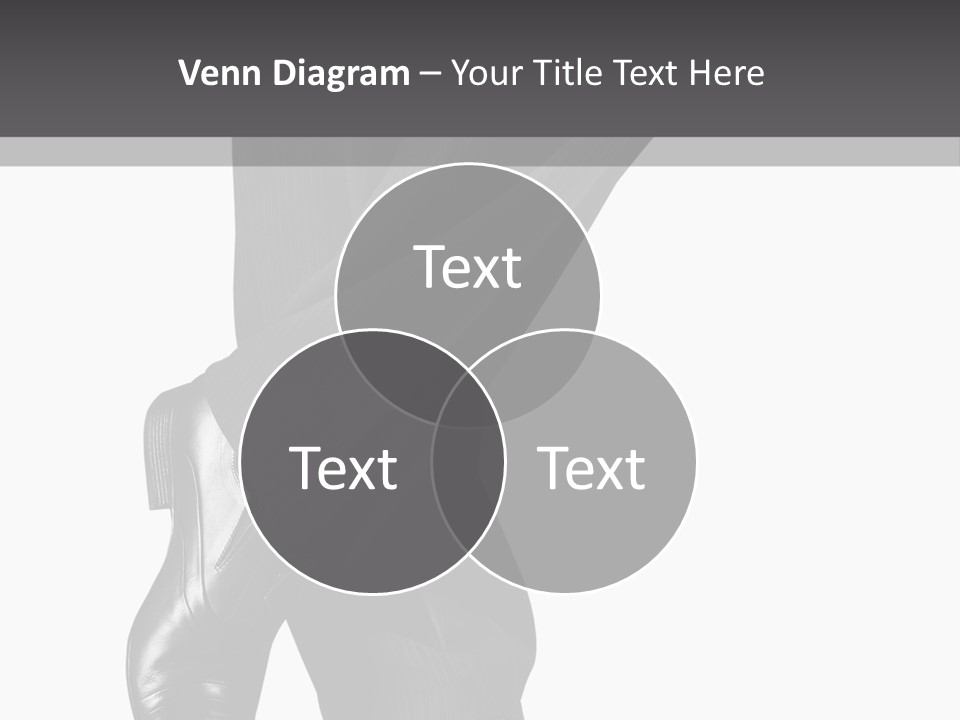 People Footwear Isolated PowerPoint Template