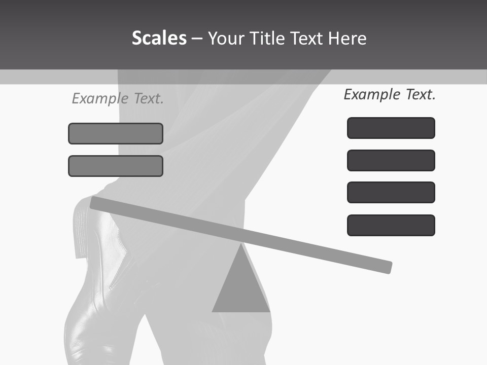People Footwear Isolated PowerPoint Template