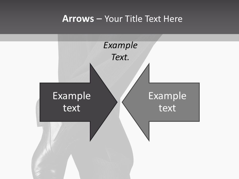 People Footwear Isolated PowerPoint Template