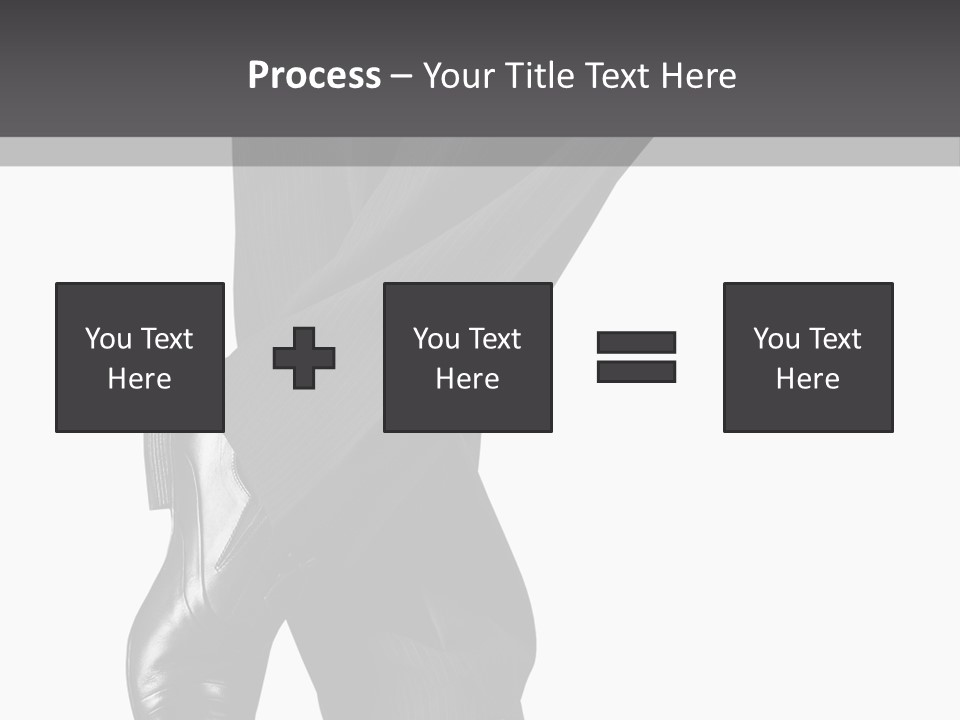 People Footwear Isolated PowerPoint Template