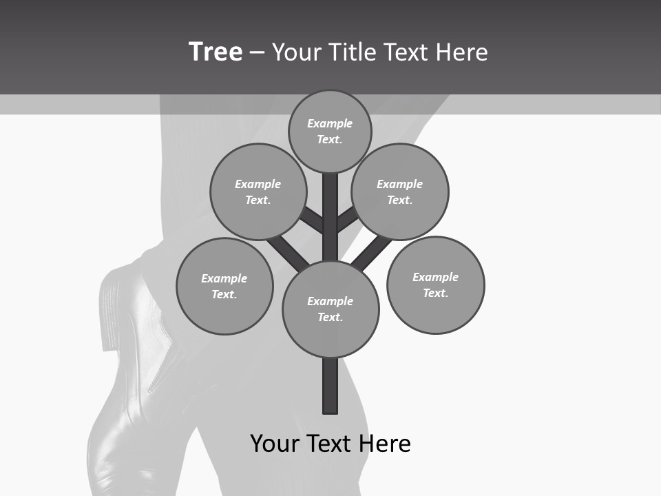 People Footwear Isolated PowerPoint Template