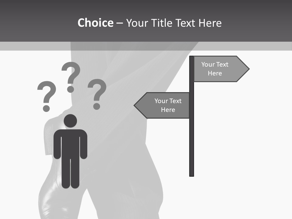 People Footwear Isolated PowerPoint Template