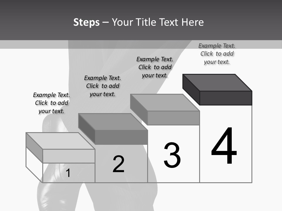 People Footwear Isolated PowerPoint Template