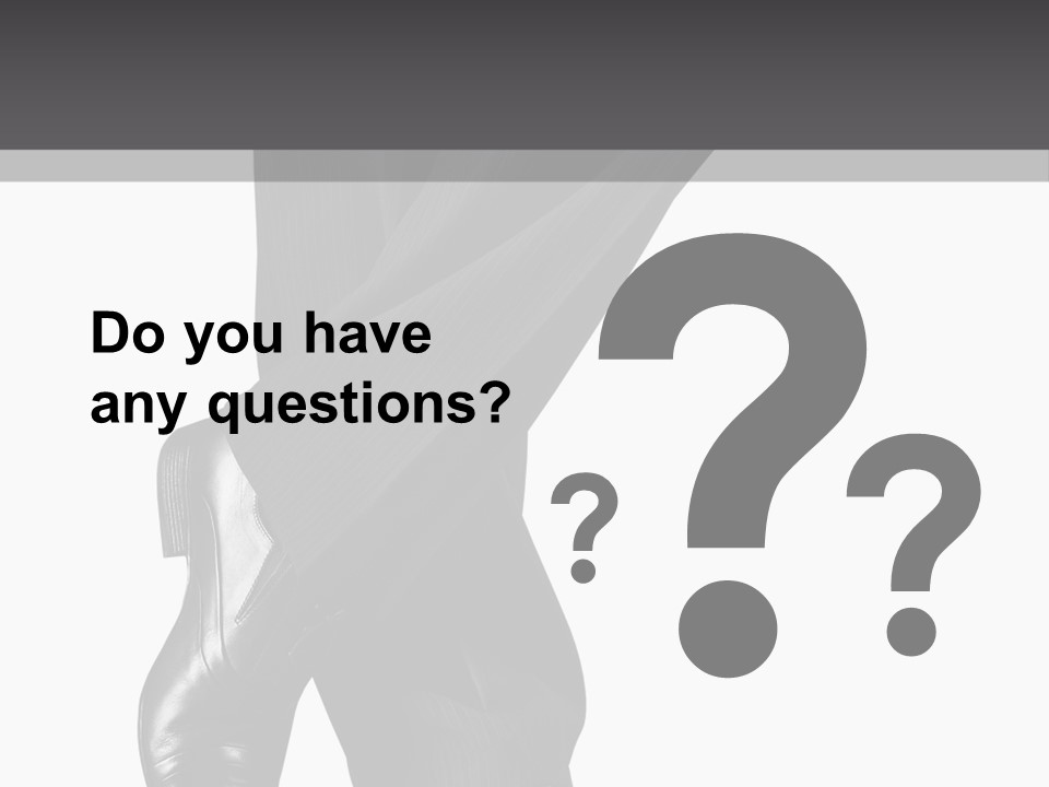 People Footwear Isolated PowerPoint Template