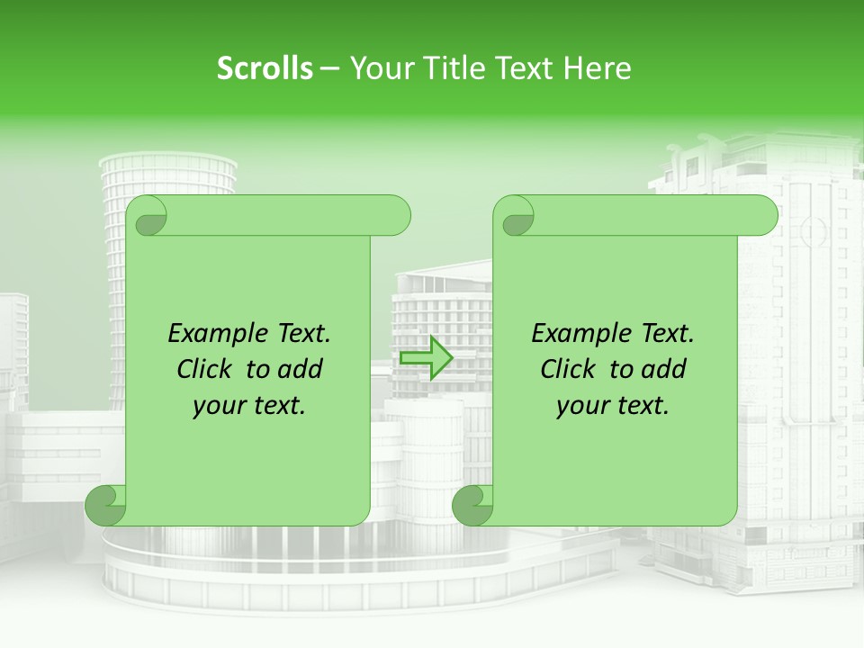 Character Corporate Office PowerPoint Template
