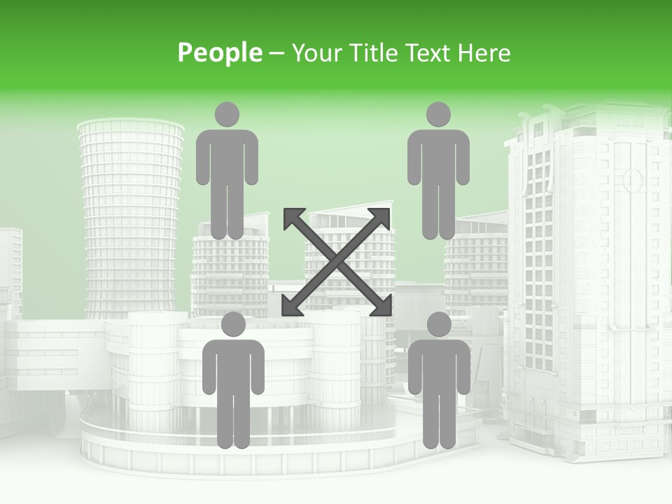 Character Corporate Office PowerPoint Template