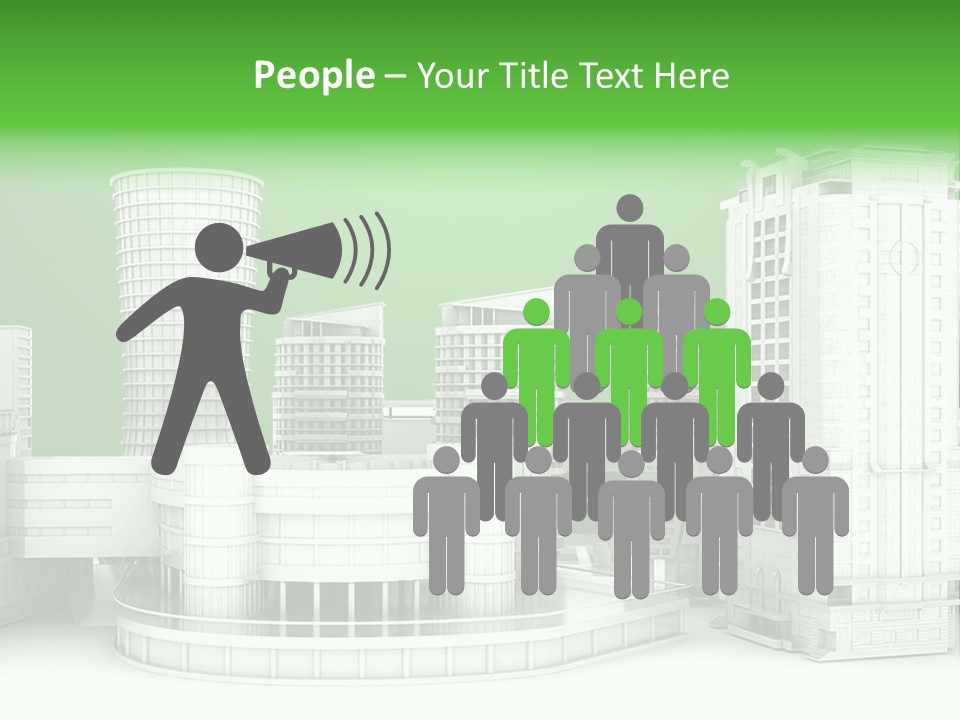 Character Corporate Office PowerPoint Template