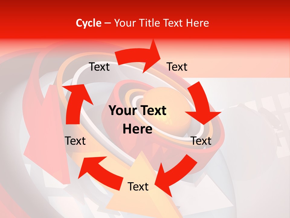 Reflective Geometric White PowerPoint Template
