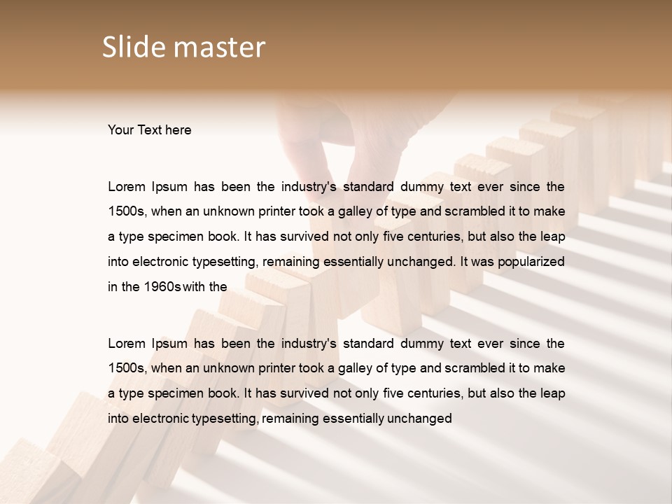 Break Interfere Manager PowerPoint Template