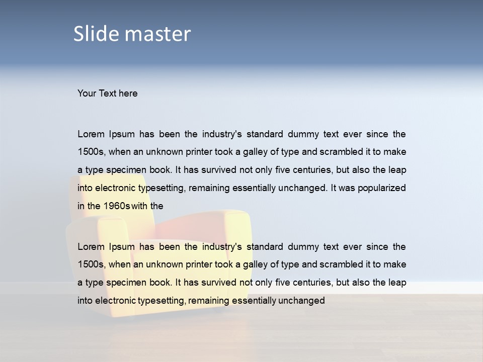 Interior Architecture Household PowerPoint Template