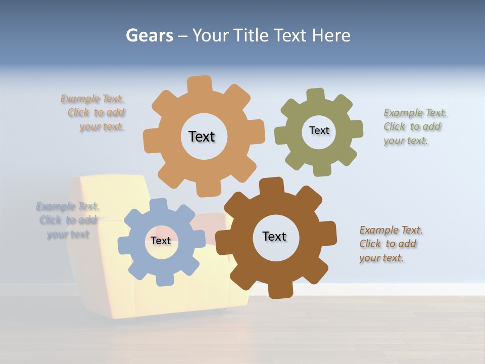 Interior Architecture Household PowerPoint Template