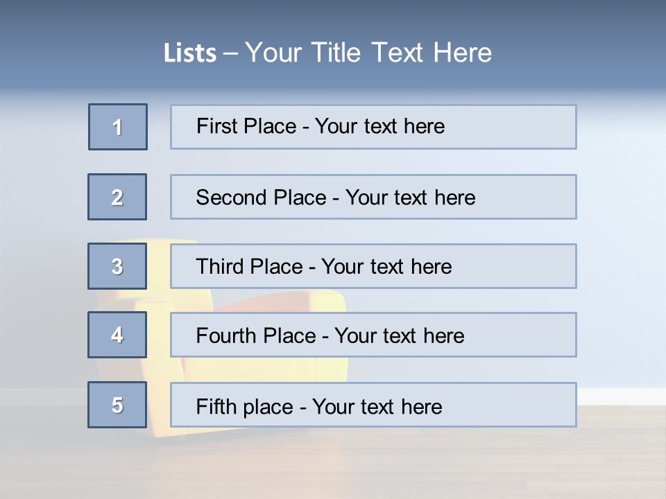 Interior Architecture Household PowerPoint Template