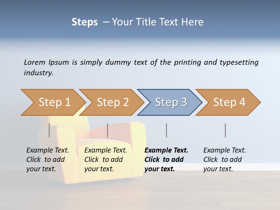 Interior Architecture Household PowerPoint Template