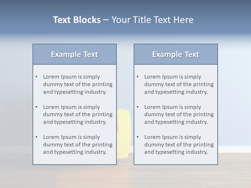Interior Architecture Household PowerPoint Template