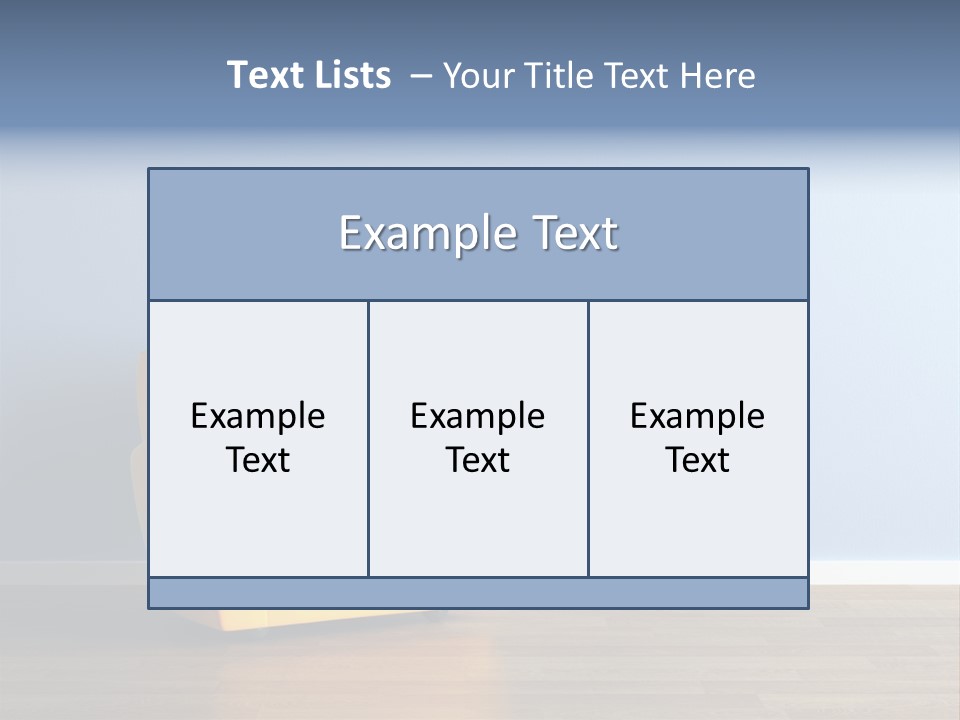 Interior Architecture Household PowerPoint Template