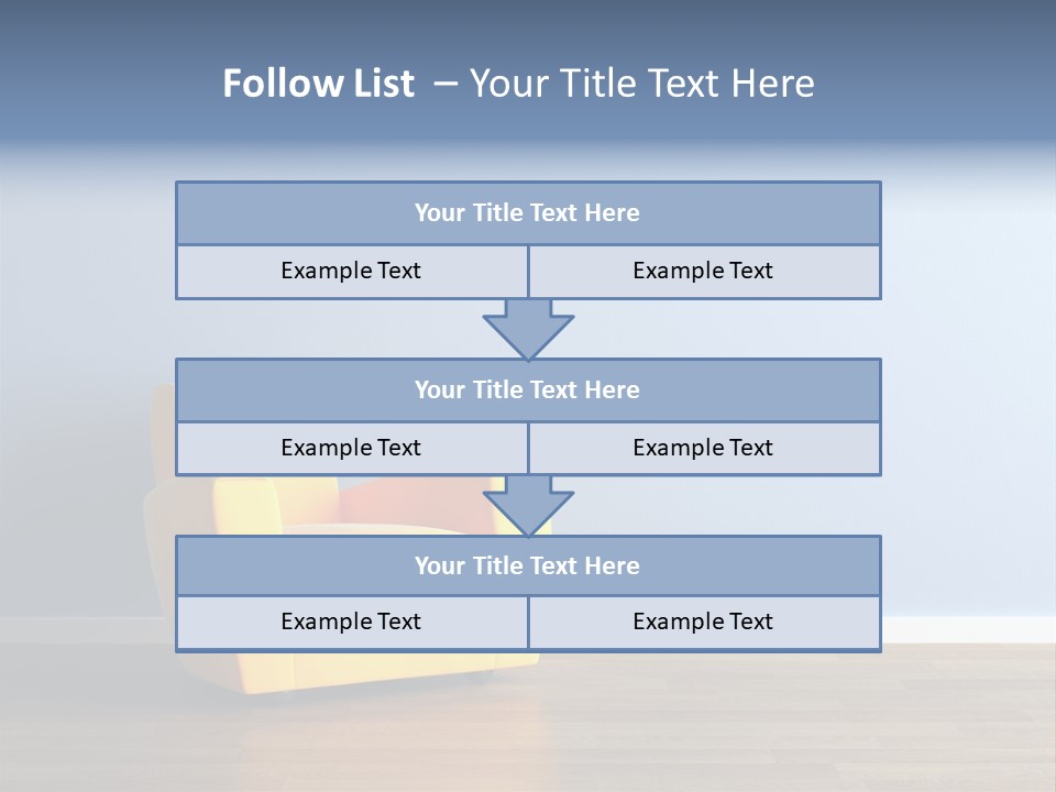 Interior Architecture Household PowerPoint Template