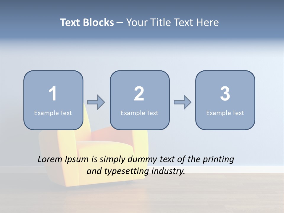 Interior Architecture Household PowerPoint Template