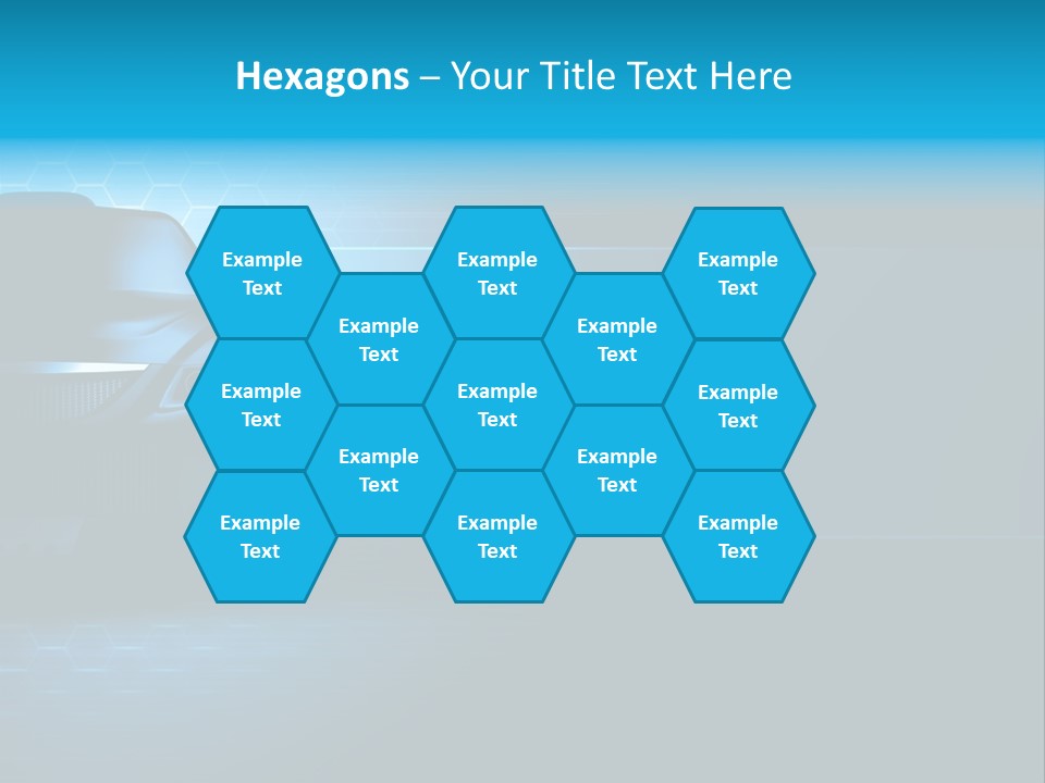 Windshield Vehicle Headlight PowerPoint Template