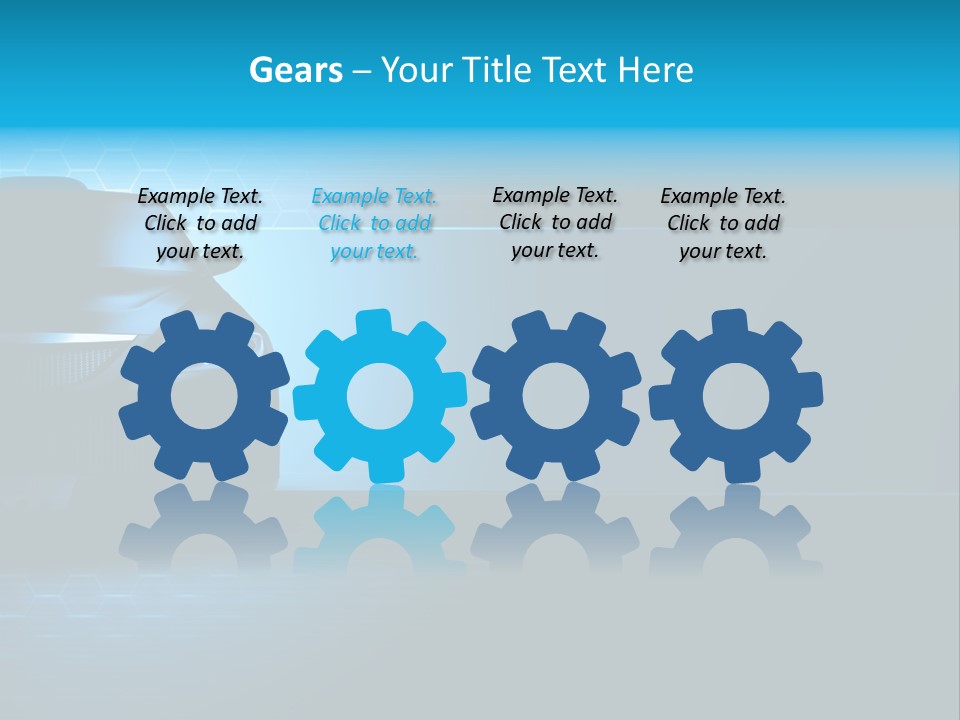 Windshield Vehicle Headlight PowerPoint Template